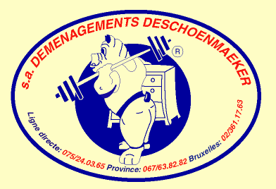 verhuisfirma's Rebecq-Rognon Déménagements Deschoenmaeker SA