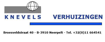verhuisfirma's Neerpelt | Knevels Verhuizingen